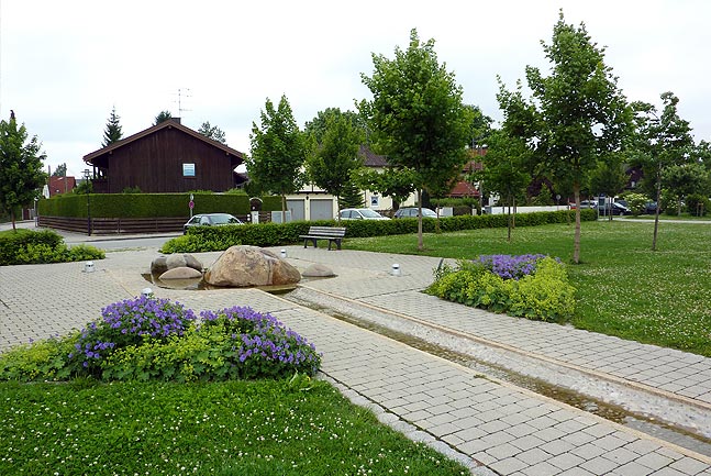 Grasbrunn, Park am Rathaus