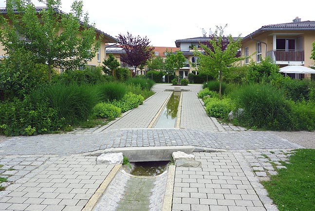 Grasbrunn, Park am Rathaus