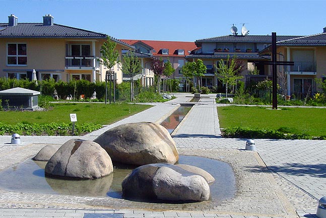 Grasbrunn, Park am Rathaus